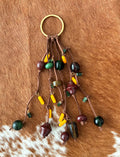 Glass Bead Bag Charm