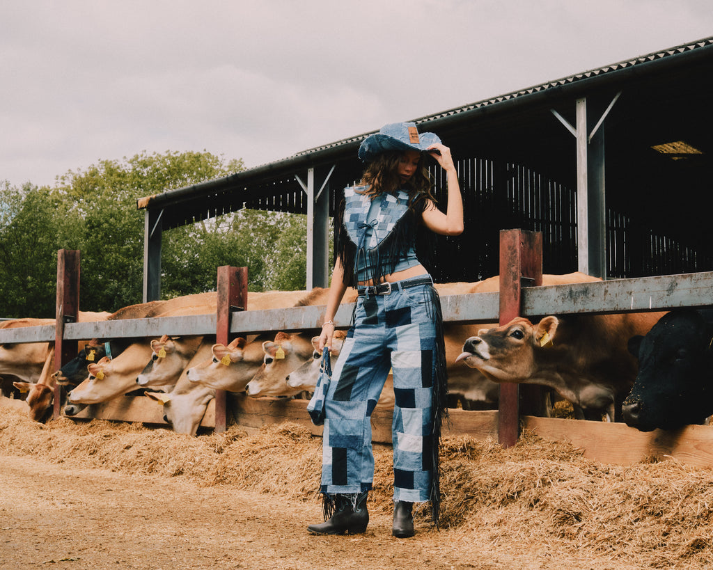 The Dixie Denim Cowboy Hat