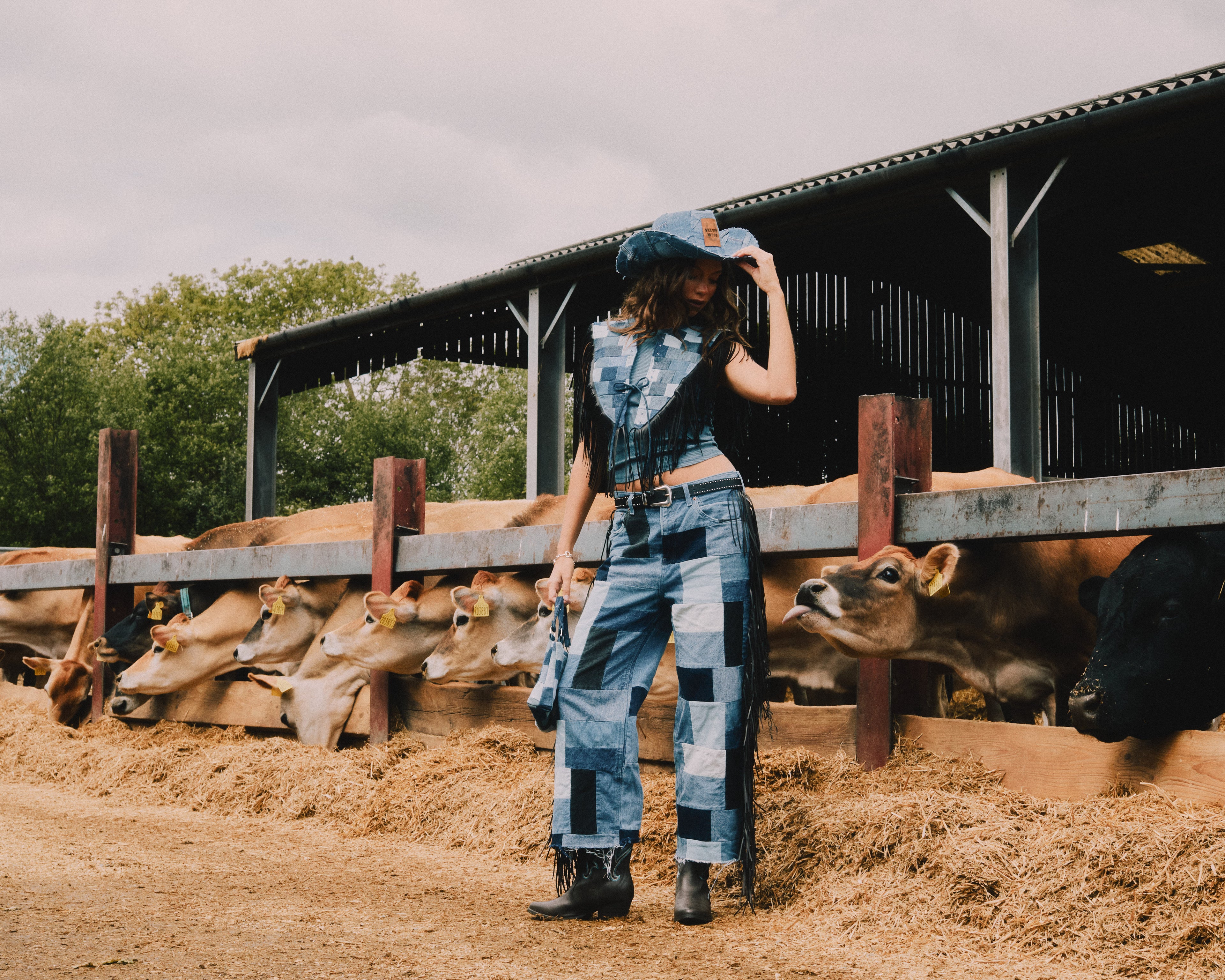 The Dixie Denim Cowboy Hat