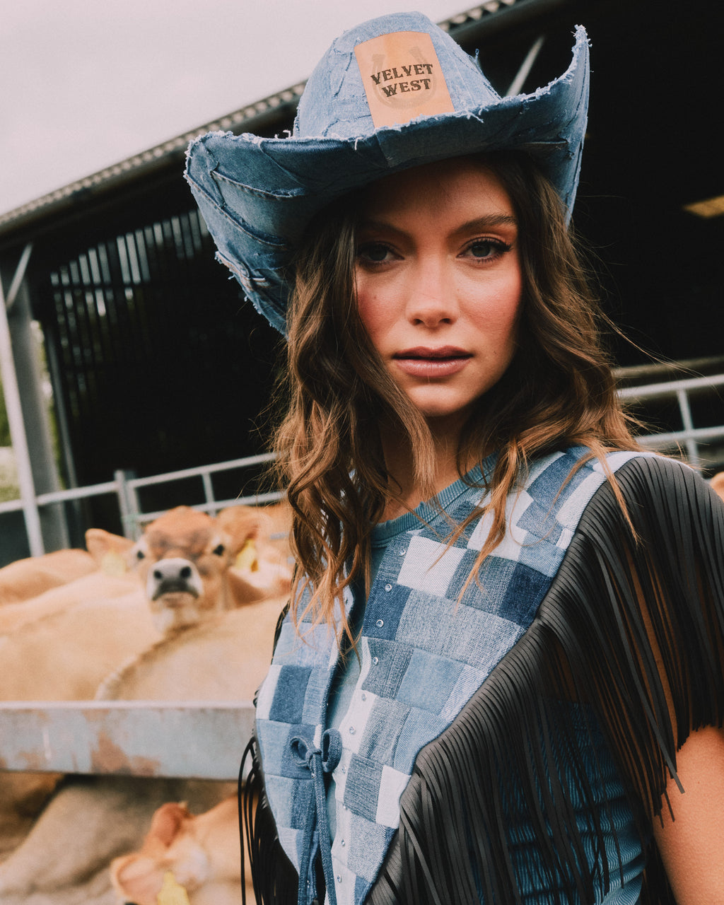 The Dixie Denim Cowboy Hat