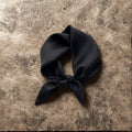 Black 100% Silk Neckerchief