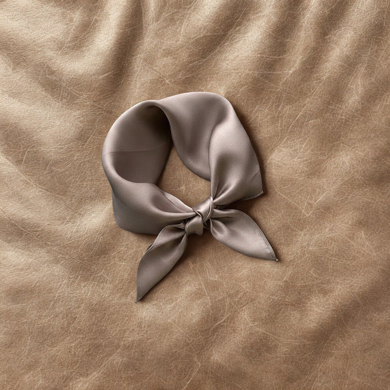 Smokey Pink 100% Silk Neckerchief